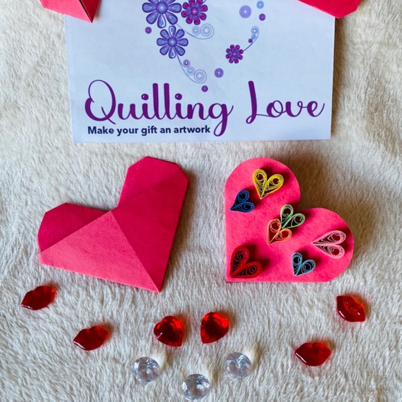 Quilling Love Anniversary Greeting cards - Picture 5 of 11